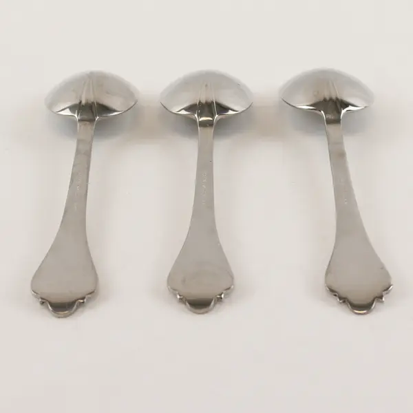 Three 18/8 Stainless Brighton Serving Spoons By Laslo for Mikasa