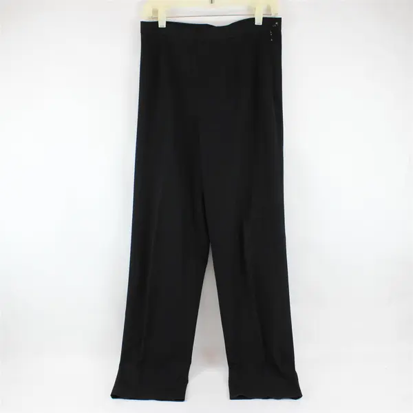 Rafaella Solid Black Dress Pants Women's Size 8