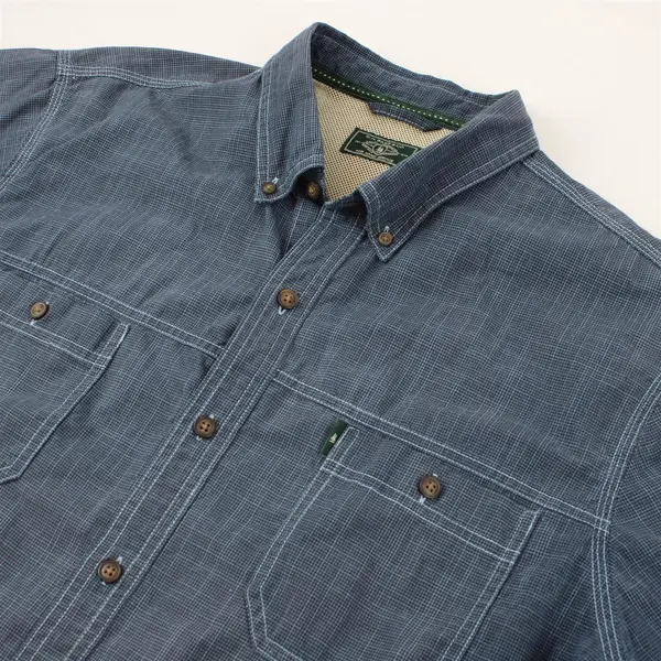 G.H. Bass & Co. Blue Short-Sleeved Button-Down Men's XL
