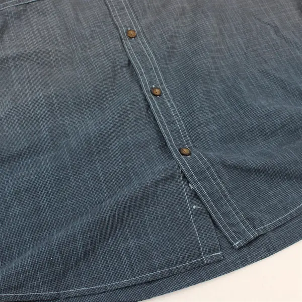 G.H. Bass & Co. Blue Short-Sleeved Button-Down Men's XL