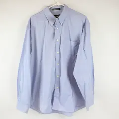 Eddie Bauer Light Blue Long-Sleeved Button-Down Men's Large FLAW