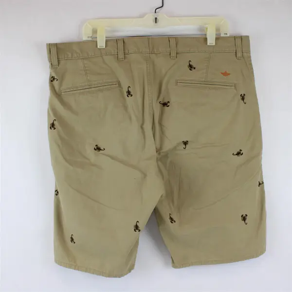 Dockers Scorpion Embroidered Khaki Shorts Men's Size 36