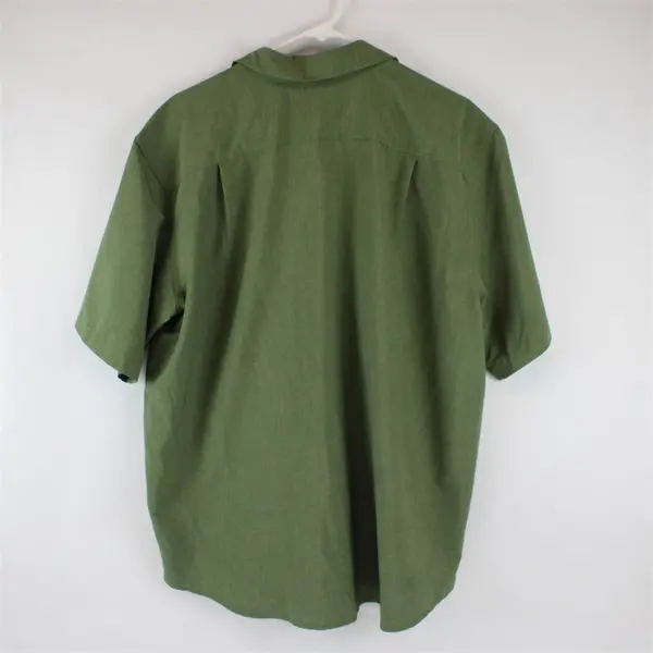 Orvis Green Short-Sleeved Button-Up Men's XL