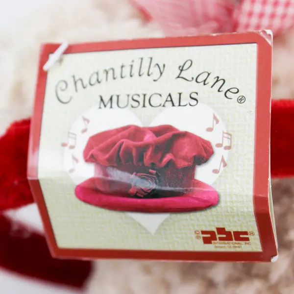 Chantilly Lane Musicals 13" Sugar Pie Bear Valentine's Anniversary Tested Works