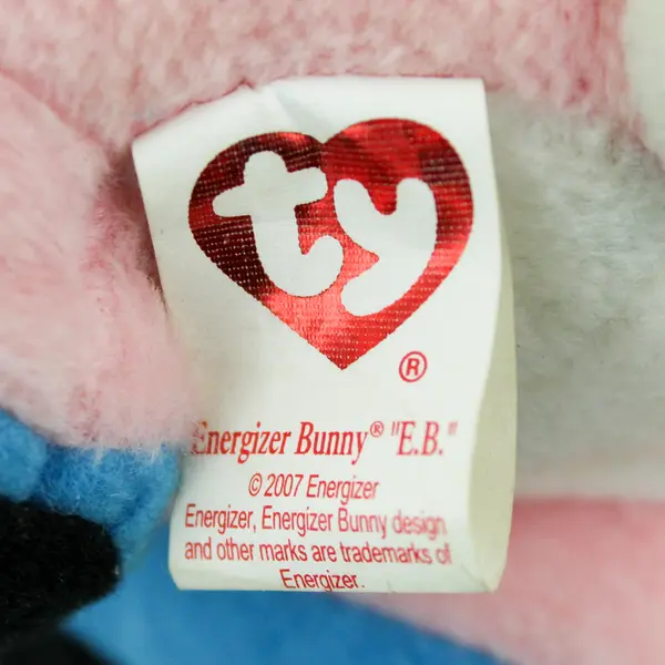 TY Beanie Baby Energizer Bunny 2007 Walgreens Exclusive Rabbit Plush 6"