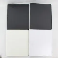 Lot of 4 Avery Dennison 3/4" 3-Ring Binders Black White Used