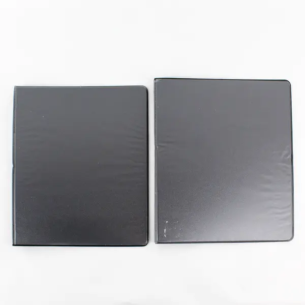 Lot of 4 Avery Dennison 3/4" 3-Ring Binders Black White Used