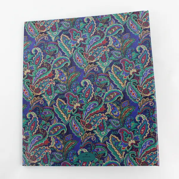Vintage Hallmark Paisley Print Photo Album Scrapbook Binder