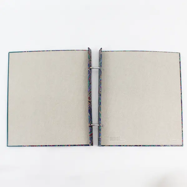 Vintage Hallmark Paisley Print Photo Album Scrapbook Binder