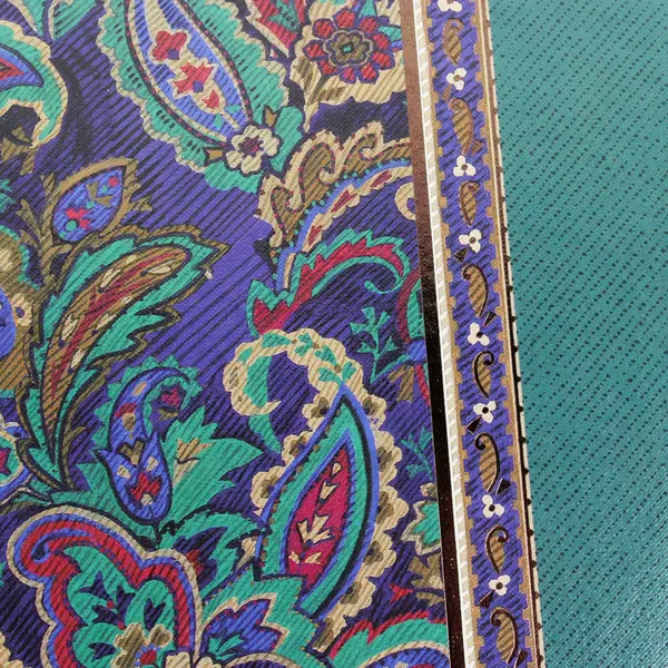 Vintage Hallmark Paisley Print Photo Album Scrapbook Binder