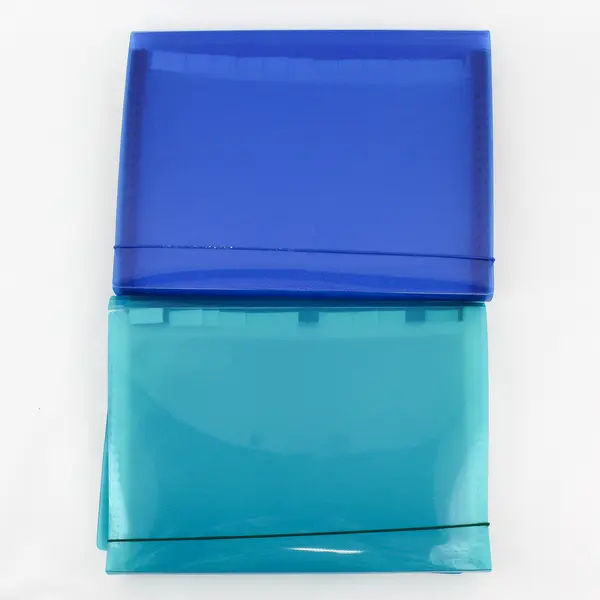 Lot of 2 Smead Docu Manager Teal Blue Expanding Monthly Accordion File Folders