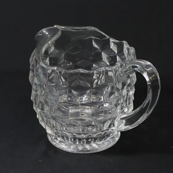 Vintage Fostoria American 6" Ice Lip Jug Pitcher 