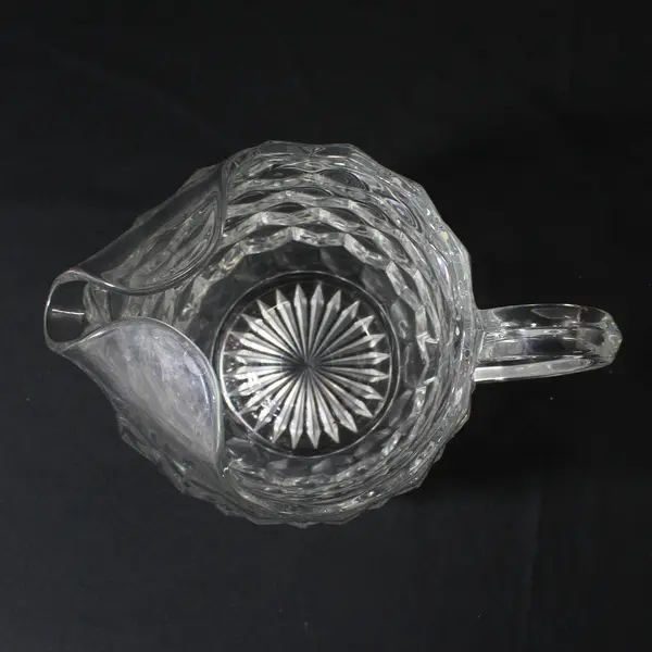 Vintage Fostoria American 6" Ice Lip Jug Pitcher 