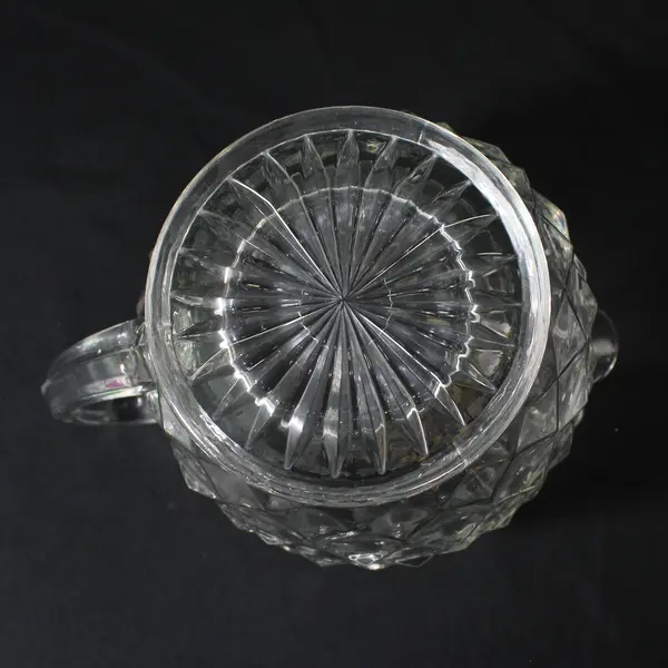 Vintage Fostoria American 6" Ice Lip Jug Pitcher 