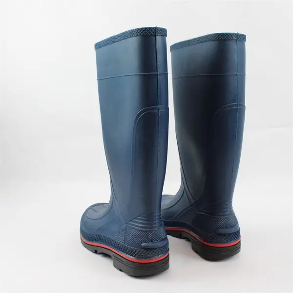 Servus Navy Blue 15" Max PVC Rubber Rain Muck Work Boots Women's Size 10