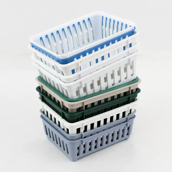 Lot of 11 Sterilite Plastic Storage Trays Desk Organizers