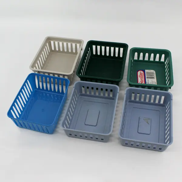 Lot of 11 Sterilite Plastic Storage Trays Desk Organizers