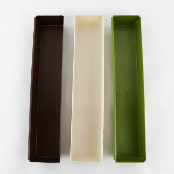 Mixed Lot of 6 Large Plastic Drawer Organizers 15"