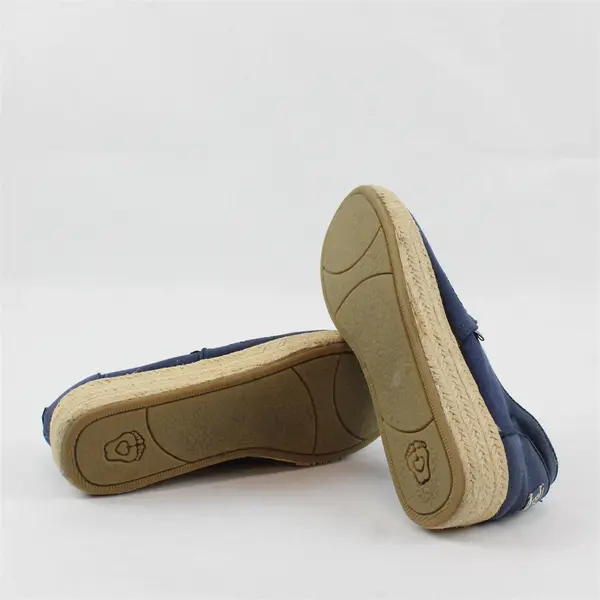 BOBS From Skechers Blue Memory Foam Eyelet Wedge Shoes Womens 6.5
