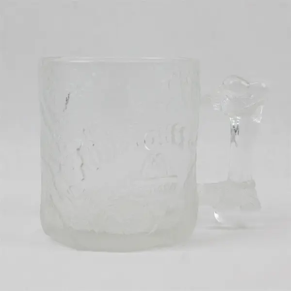 Vintage McDonald's RocDonald's Flintstones Pre-Dawn Glass Mug 