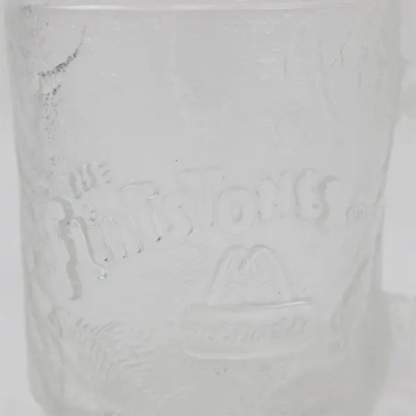 Vintage McDonald's RocDonald's Flintstones Pre-Dawn Glass Mug 