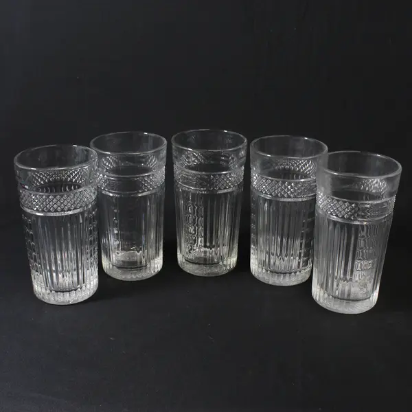 Set of 5 Libbey Radiant Iced Tea Glasses 15 oz. 6 1/8" 