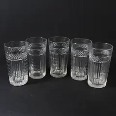 Set of 5 Libbey Radiant Iced Tea Glasses 15 oz. 6 1/8" 
