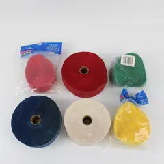 Party Kreations Lot of 6 Crepe Streamer Rolls Assorted Colors Sizes