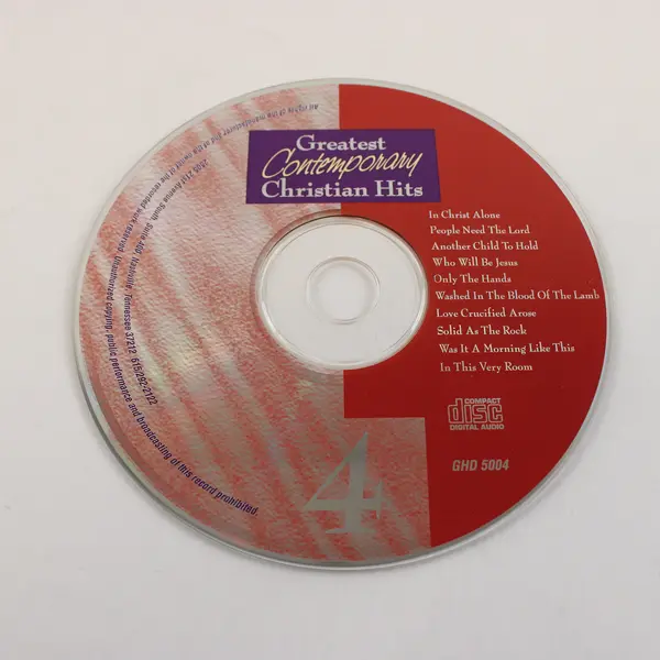 Lot of 2 CDs Greatest Christian Contemporary Hits #3 & 4 Various Artists