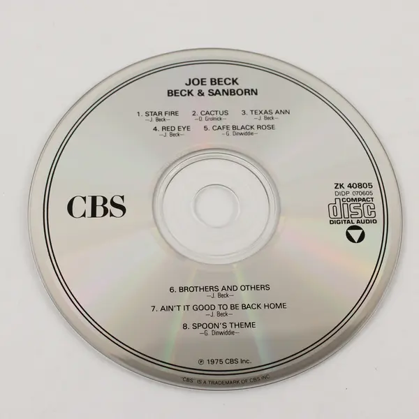Joe Beck Beck & Sanborn Digitally Remastered CD CBS Associated