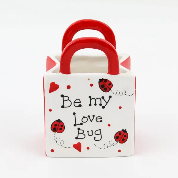 Ganz Bella Casa Be My Love Bug Valentine's Day Planter