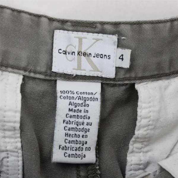 Calvin Klein Gray Cotton Shorts Women's Size 4