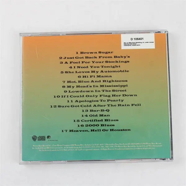 One Foot In The Blues CD by ZZ Top 1994, #9 45815-2
