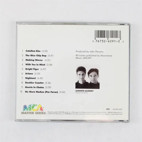 Acoustic Alchemy Blue Chip CD 1989 MCA MCAD-6291