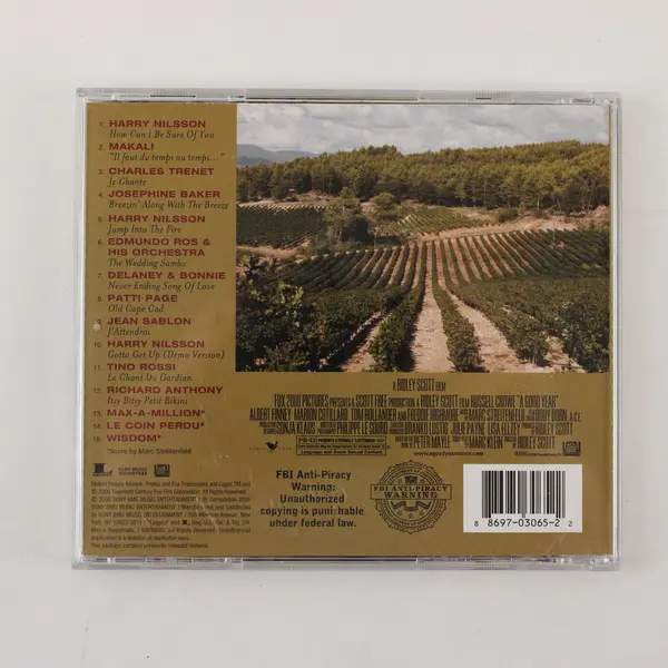A Good Year Original Movie Soundtrack Various Artists 2006 Music CD Good