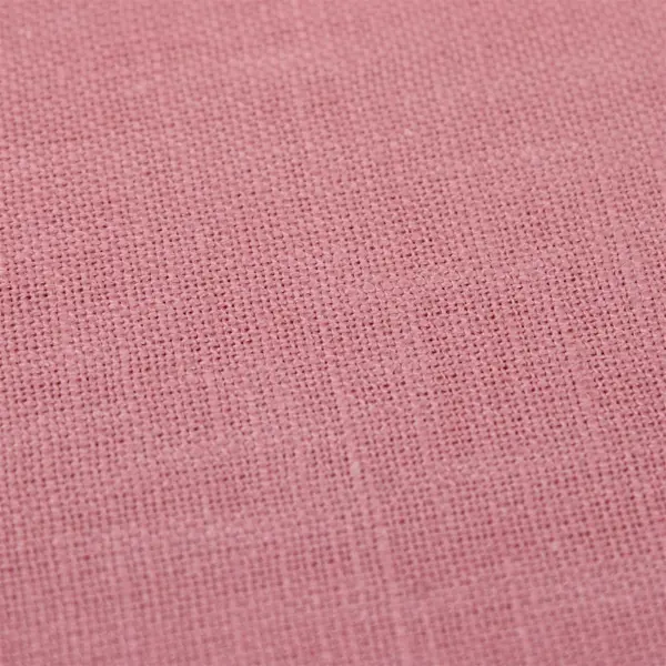 Unbranded Solid Baby Pink Color Woven Rectangle Fabric Tablecloth 50" x 68"