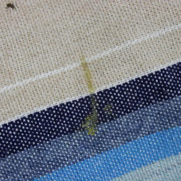 Unbranded Multicolor Striped Woven Rectangle Fabric Tablecloth 82" x 60"