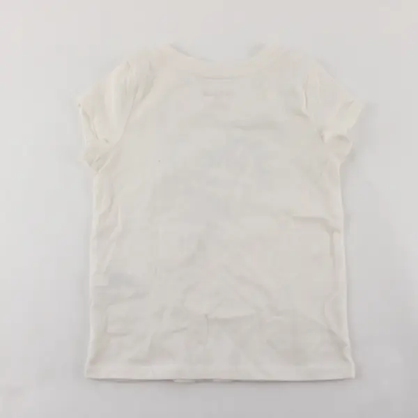 Cat & Jack Dinosaur Graphic White Short-Sleeved T-Shirt Girls' 2T