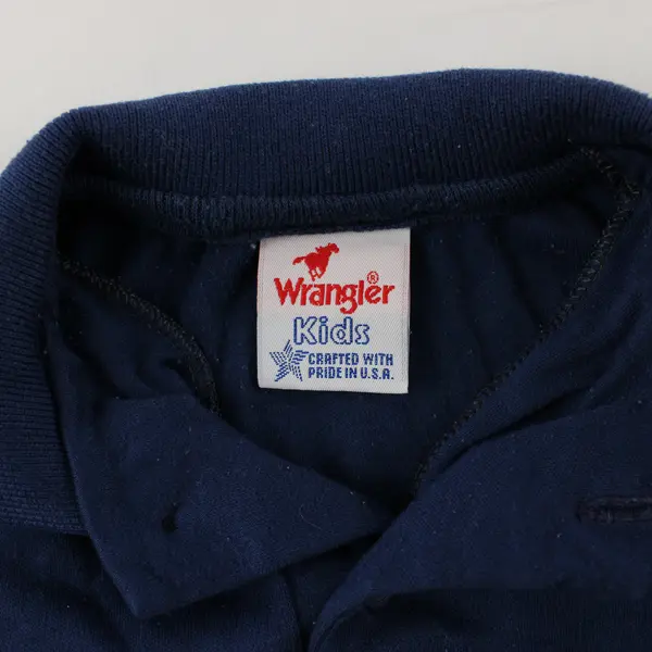 Wrangler Kids Navy Blue Polo Shirt Toddler Size 2T