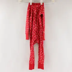 Gerber Red and White Snowflake Pattern Long-Sleeved One-Piece Size 24 Mo
