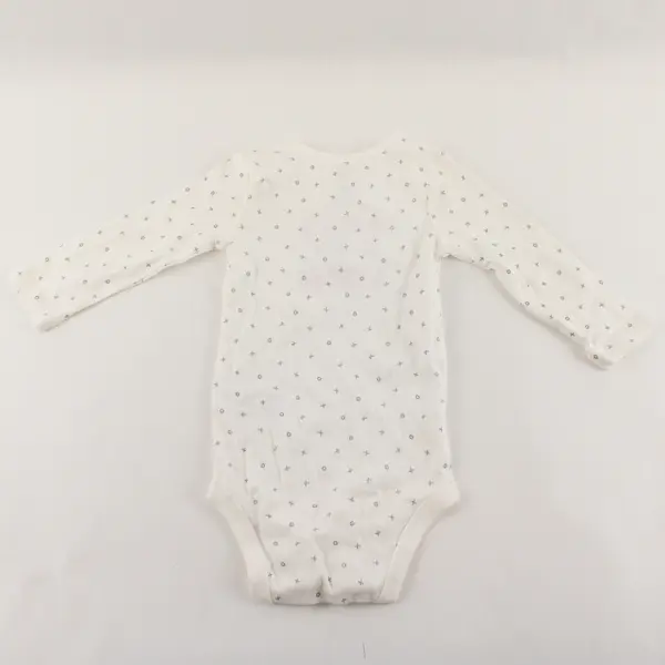 Carter's Hugs & Kisses White Long-Sleeved One-Piece 9 Months