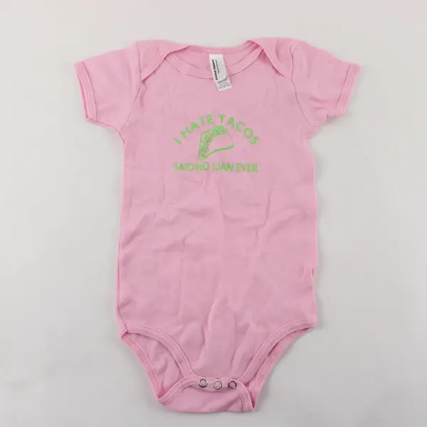 American Apparel I Hate Tacos Funny Novelty One-Piece 6-12 Months