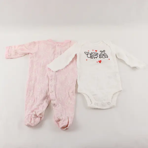 11 Pc Mixed Lot Baby Girls' Clothes 0-3 Months