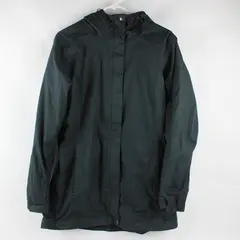 Columbia Dark Forest Green Waterproof Hooded Jacket Men's Large