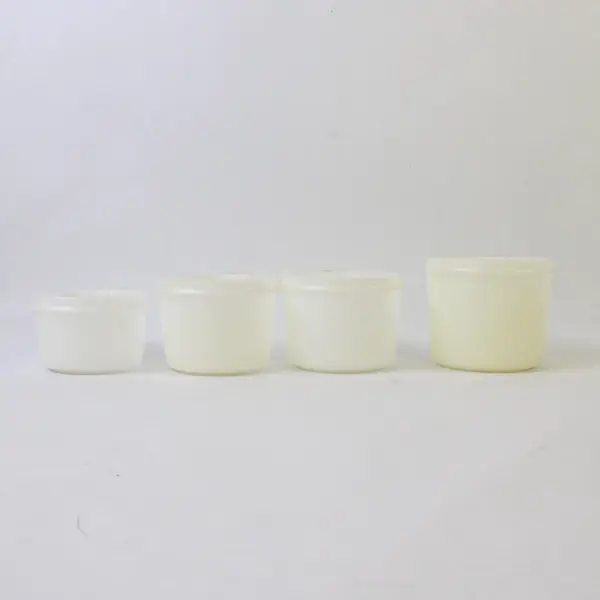 Set of 4 Vintage Tupperware Measuring Cups 1/2, 2/3, 3/4, 1 Cup