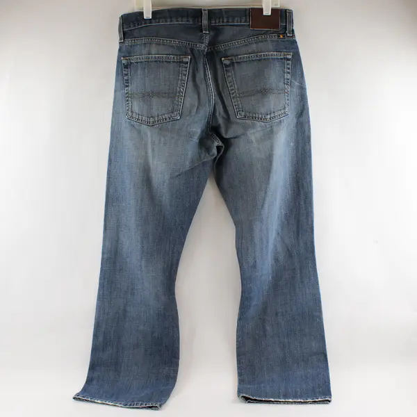 Lucky Brand Jeans Mens 34x32 Medium Wash 221 Original Bootcut Denim Jeans - FLAW