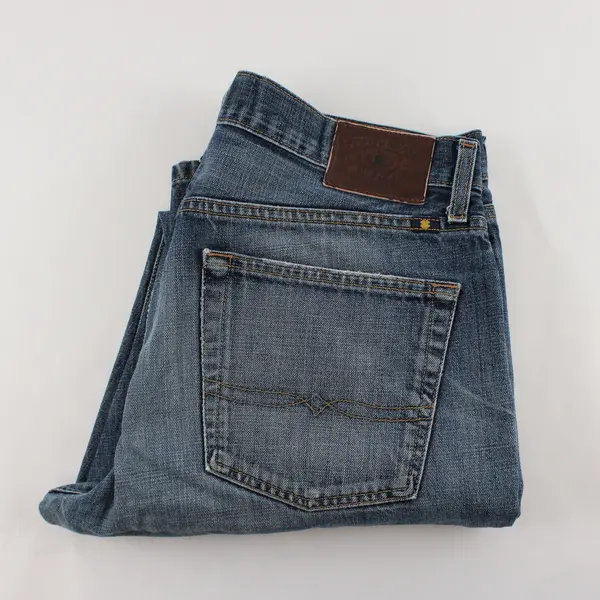 Lucky Brand Jeans Mens 34x32 Medium Wash 221 Original Bootcut Denim Jeans - FLAW