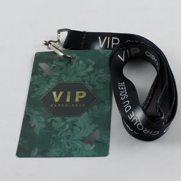 Cirque Du Soleil Alegria In A New Light VIP Badge Lanyard Collectible