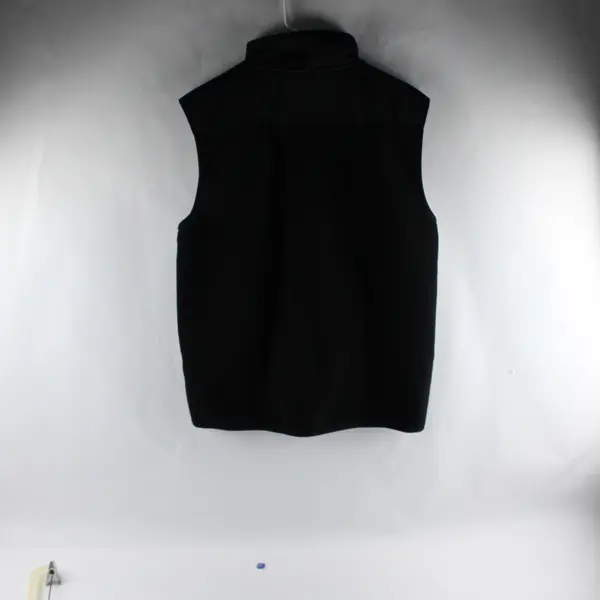 Banana Republic Black Fleece Zip-Up Vest Men's Large