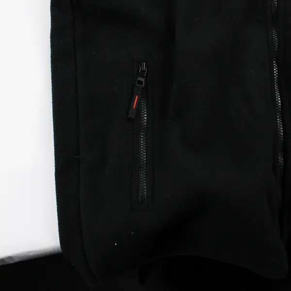 Banana Republic Black Fleece Zip-Up Vest Men's Large